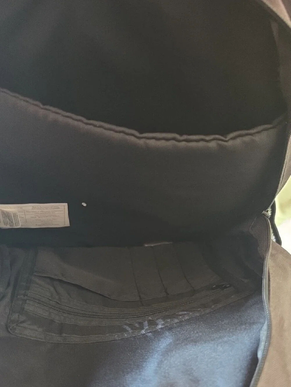Champion Black and Gray Script Logo Backpack